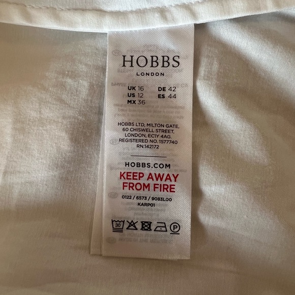 Vic Sleeveless button down shirt from Hobbs of London - Picture 8 of 10